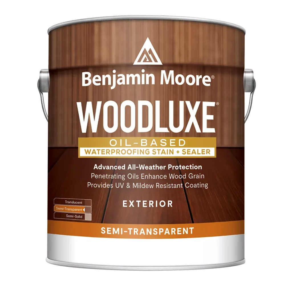 Woodluxe® Oil-Based Waterproofing Exterior Stain + Sealer - Semi-Transparent