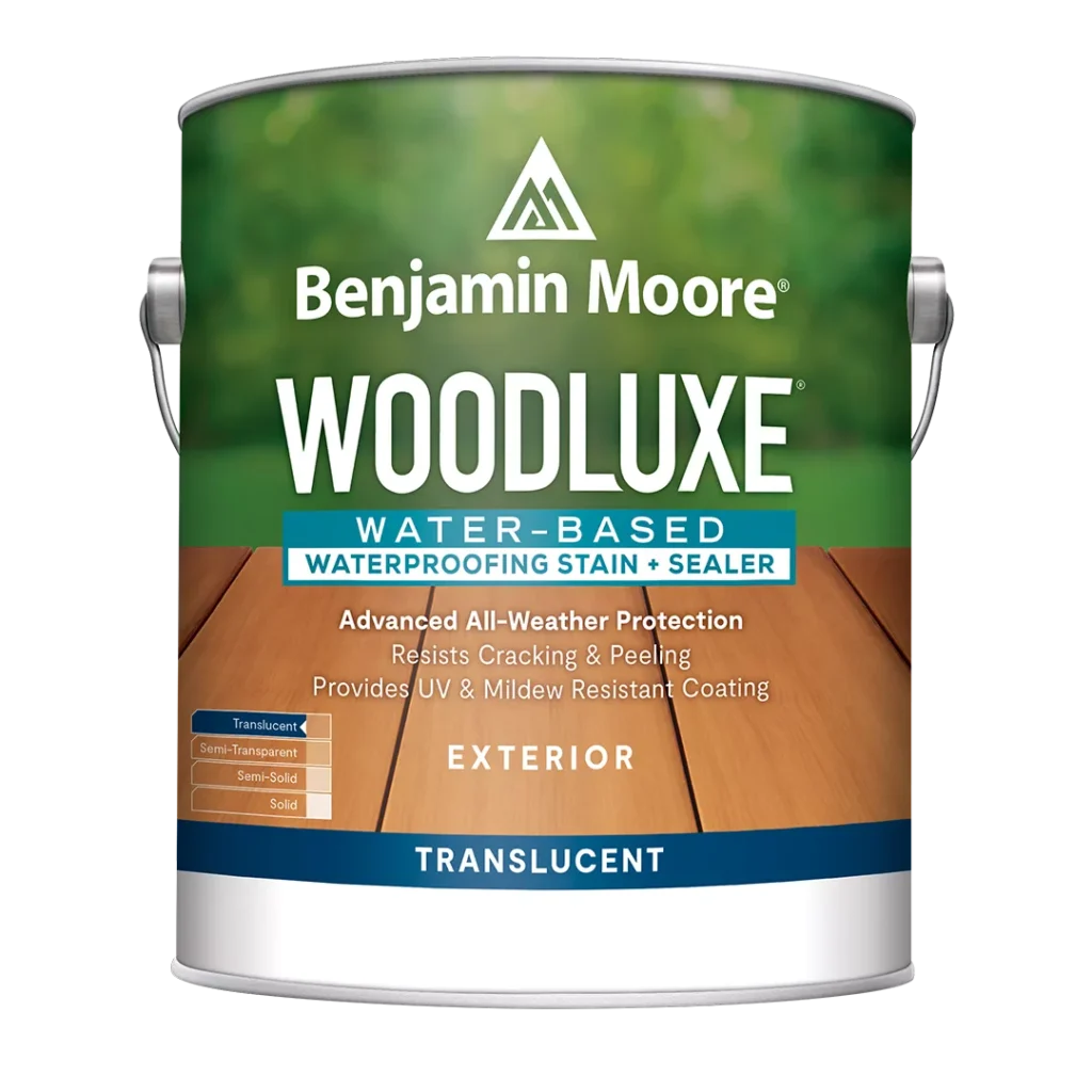 Woodluxe® Water-Based Waterproofing Exterior Stain + Sealer - Translucent