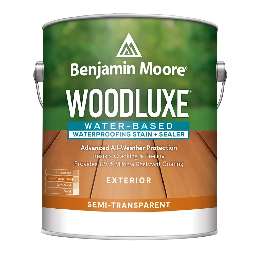 Woodluxe® Water-Based Waterproofing Exterior Stain + Sealer - Semi-Transparent